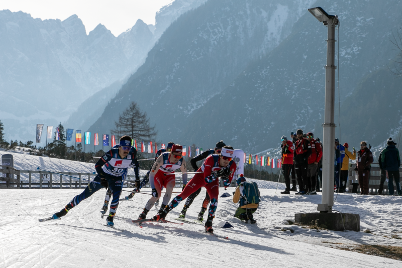 Ilan Pittier en course sur neige, Mondiaux U23 Planica 2024
