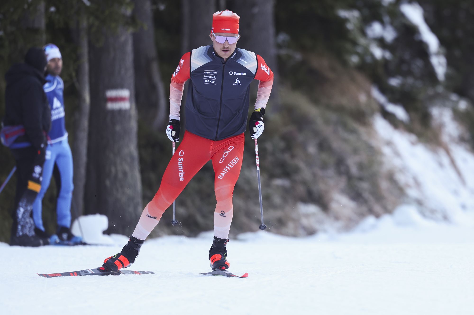 Ilan Pittier à l'entraînement en forêt
